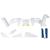Rtech Plastic Kit with Fork Protectors for 2022 Husqvarna FC450 