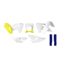 Rtech Plastic Kit with Headlight Surround & Fork Protectors for 2024 Husqvarna FE250 