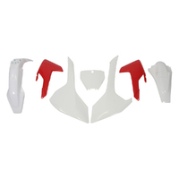 Rtech Vintage Red/White Plastic Kit for 2016 Husqvarna FC350 