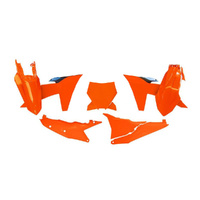 Rtech Neon Orange/Black Plastic Kit for 2022 KTM 450 SXF 