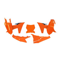 Rtech Orange/Black Plastic Kit for 2023 KTM 125 XC 
