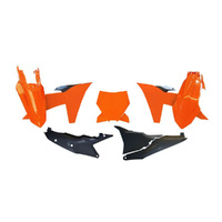 Rtech Orange/Black Plastic Kit for 2024 KTM 250 XCF 