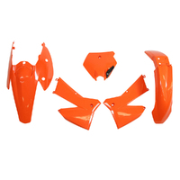 Rtech KTM Orange Plastic Kit 200EXC Six Days 2005-2007