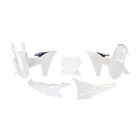 Rtech White/Black Plastic Kit for 2023 KTM 125 XC 