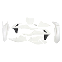 Rtech White/Black Plastic Kit for 2018 KTM 350 SXF 