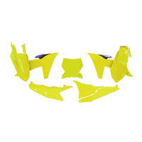 Rtech Neon Yellow/Black Plastic Kit for 2023 KTM 125 XC 