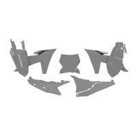 Rtech Grey/Black Plastic Kit for 2023 KTM 250 SX 