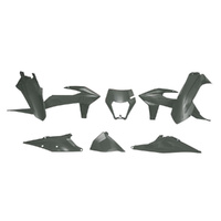 Rtech Grey Plastic Kit with Headlight Surround for 2023 KTM 250 EXCF 