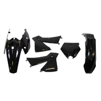 Rtech Black Plastic Kit for 2004 KTM 525 EXCF 