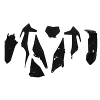 Rtech Black Plastic Kit for 2019-2020 KTM 350 XCF 