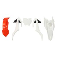 Rtech Orange/White/Black Plastic Kit for 2023 KTM 65 SX 