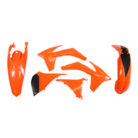 Rtech KTM Orange Plastic Kit 250EXC Six Days 2012-2013