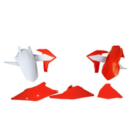 Rtech Orange/White Plastic Kit for 2021-2022 KTM 300 XCW TPI 