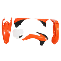 Rtech KTM Orange / White 014 Plastic Kit 250XC 2015