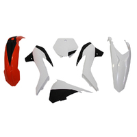 Rtech Orange/White/Black Plastic Kit for 2015 KTM 85 SX 