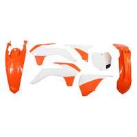 Rtech KTM Orange / White 015 Plastic Kit 150SX 2013-2014