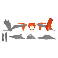 Rtech Plastic Kit with Headlight Surround for 2021 KTM 350 EXCF 