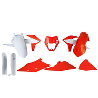 Rtech Plastic Kit with Left Airbox Cover, Headlight Surround & Fork Protectors for 2023 KTM 250 EXCF 