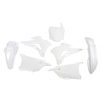 Rtech White Plastic Kit for 2014-2015 Kawasaki KX100 