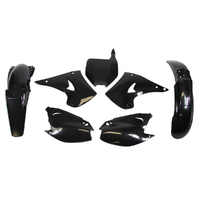 Rtech Black Plastic Kit for 2003-2008 Kawasaki KX250 