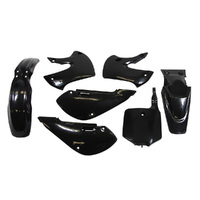 Rtech Black Plastic Kit for 2013-2015 Kawasaki KX65 