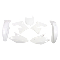 Rtech White Plastic Kit for 2010-2011 Kawasaki KX250F 