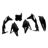 Rtech Black Plastic Kit for 2017-2018 Kawasaki KX250F 