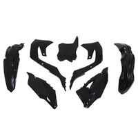 Rtech Black Plastic Kit for 2022-2024 Kawasaki KX250X 