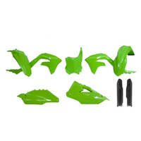 Rtech Plastic Kit with Fork Protectors for 2021-2023 Kawasaki KX450X 