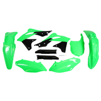 Rtech Kawasaki Neon Green Plastic Kit KX250F 2013-2015
