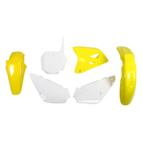 Rtech Suzuki Yellow / White Plastic Kit RM85 2017