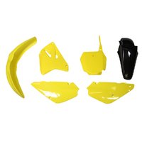 Rtech Suzuki Yellow / Black 016 Plastic Kit RM85 2018-2022