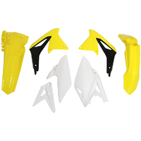 Rtech Suzuki Yellow / Black / White Plastic Kit RMX450Z 2013-2016
