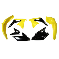Rtech Suzuki Yellow / Black 017 Plastic Kit RMX450Z 2010-2012