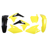 Rtech Suzuki Yellow / Black 014 Plastic Kit RMZ450 2008-2013