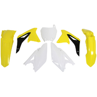 Rtech Suzuki Yellow / Black / White Plastic Kit RMZ250 2014-2016