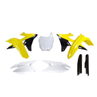 Rtech Plastic Kit with Fork Protectors for 2018-2024 Suzuki RMZ450 