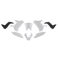 Rtech Revolution White/Black Plastic Kit for 2019-2024 Yamaha XTZ690 Tenere 