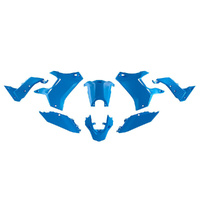 Rtech Revolution Light Blue Plastic Kit for 2019-2024 Yamaha XTZ690 Tenere 