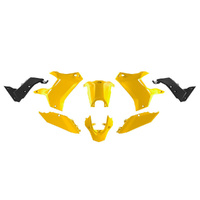 Rtech Revolution Yellow/Black Plastic Kit for 2019-2024 Yamaha XTZ690 Tenere 