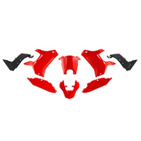 Rtech Revolution Red/Black Plastic Kit for 2019-2024 Yamaha XTZ690 Tenere 