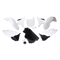Rtech Yamaha White Plastic Kit YZ125 2015-2020 Revolution Kit 