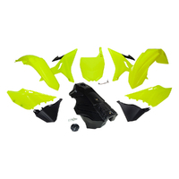 Rtech Yamaha Neon Yellow Plastic Kit YZ125 2006-2014 Revolution Kit 