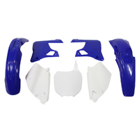 Rtech Yamaha Blue / White Plastic Kit YZ125 1996-1997