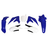 Rtech Yamaha Blue / White Plastic Kit YZ450 FSP Monster Energy 2021-2022