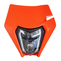Rtech Orange Homologated Headlight for 2014-2024 KTM 250 EXCF 