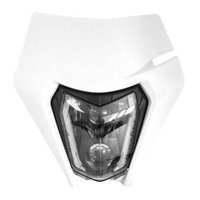Rtech White Homologated Headlight for 2014-2018 KTM 250 EXC 