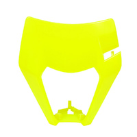 Rtech Neon Yellow Front Headlight Surround for 2017-2019 KTM 450 EXCF 