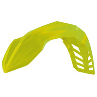 Rtech Neon Yellow Vented Front Fender for 2016-2022 Yamaha YZ250X 