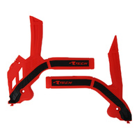 Rtech Red/Black Frame Protectors for 2020-2024 Beta RR300 Racing 
